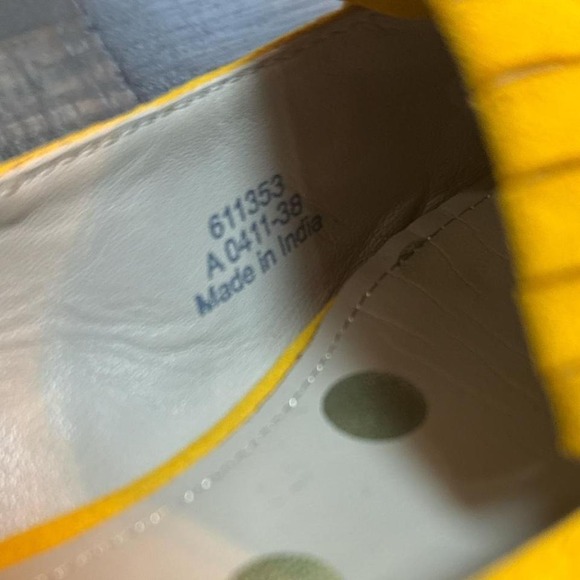 Boden Melody Loafer Mustard Yellow Suede Women's EU 38, US 7-7.5 - Picture 6 of 7